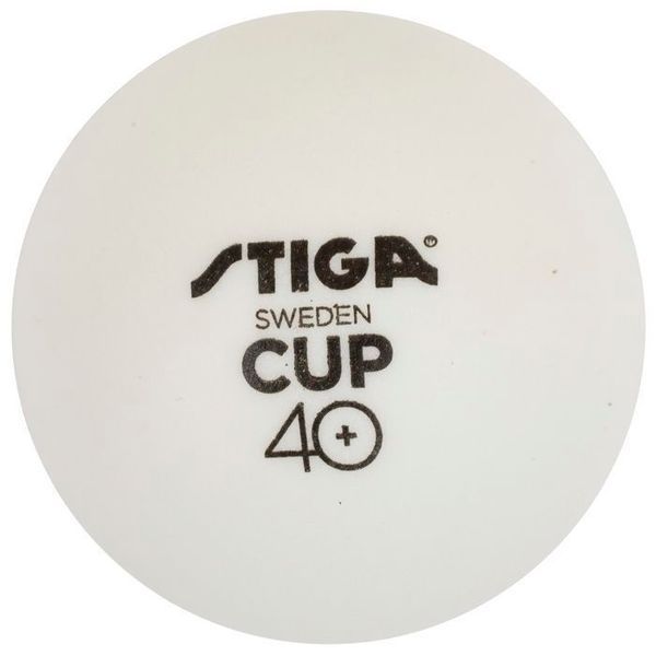 М'ячі для настільного тенісу Stiga Cup ABS 12 шт (1110-2510-12) 145079-1285036 фото