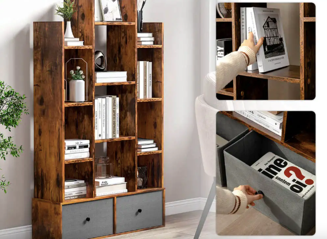 Стелаж Costway Drawer в стилі Loft 5903332069800 фото
