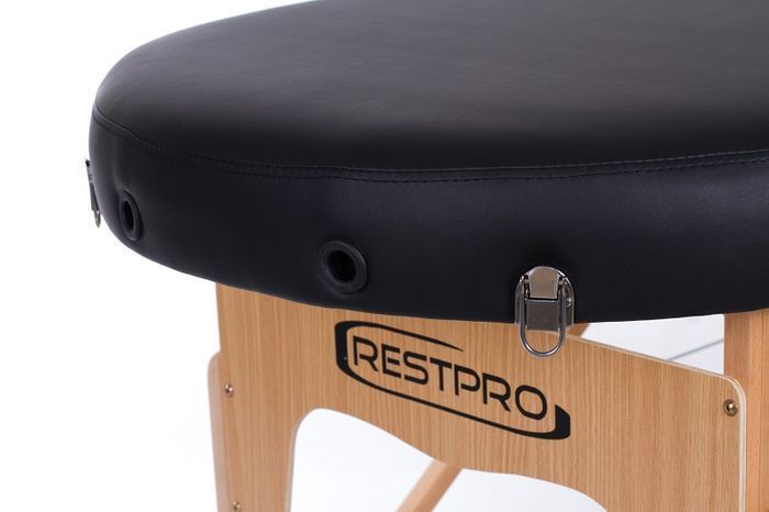 Масажний стіл RESTPRO VIP OVAL 2 Чорний 9433-15 фото
