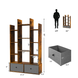 Стелаж Costway Drawer в стилі Loft 5903332069800 фото 9