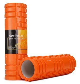 Масажний ролик Cornix EVA 45 x 14 см (валик, роллер) XR-0041 Orange 148331-2692 фото