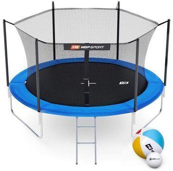Батут Hop-Sport з внутрішньою сіткою 10ft (305cm) Синій 2088-1664 фото