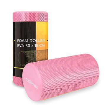 Масажний ролик Cornix EVA+ 30 x 15 см (валик, роллер) XR-0298 Pink XR-0298 фото