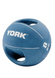 М'яч медбол 8 кг York Fitness із двома ручками, синій 81425-1664 фото 1
