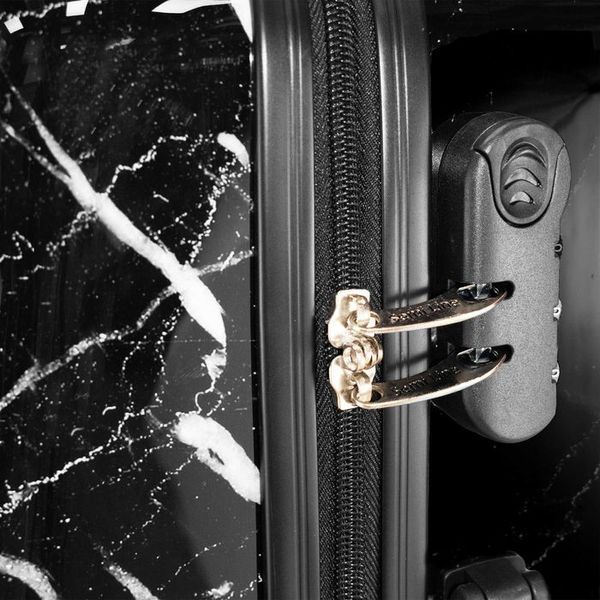 Валіза Semi Line 24" (M) Black Marble (T5730-2) DAS303337 фото