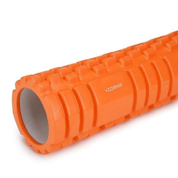 Масажний ролик Cornix EVA 45 x 14 см (валик, роллер) XR-0041 Orange 148331-2692 фото