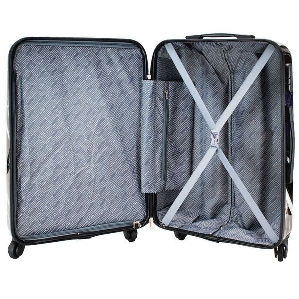 Валіза Semi Line 24" (M) Black Marble (T5730-2) DAS303337 фото