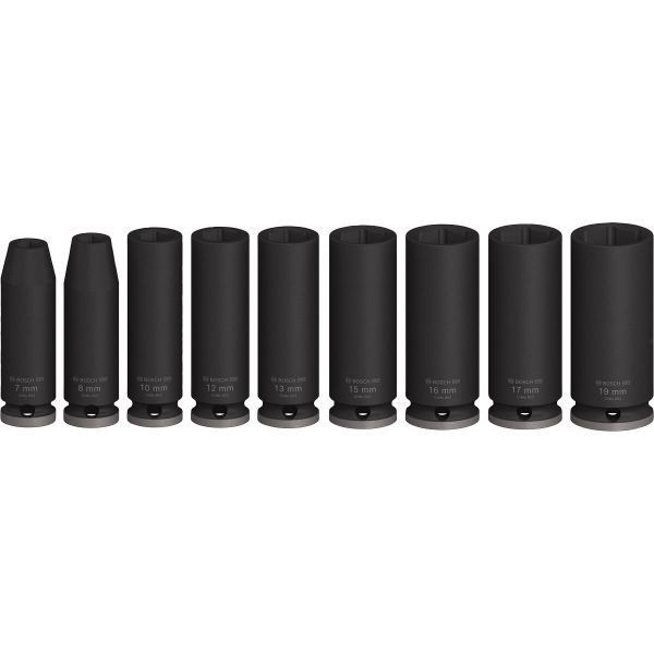 Набір ударних торцевих головок Bosch Professional Deep 9шт 3/8" 63мм 2.608.003.037 фото