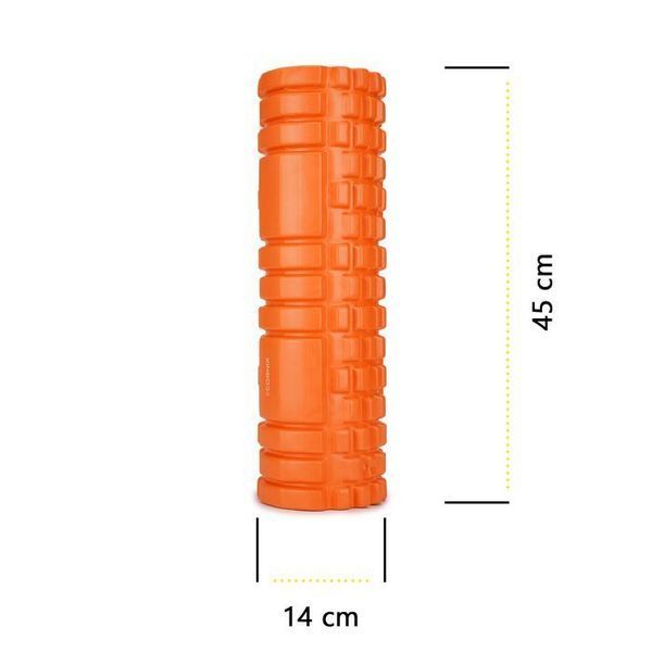 Масажний ролик Cornix EVA 45 x 14 см (валик, роллер) XR-0041 Orange 148331-2692 фото