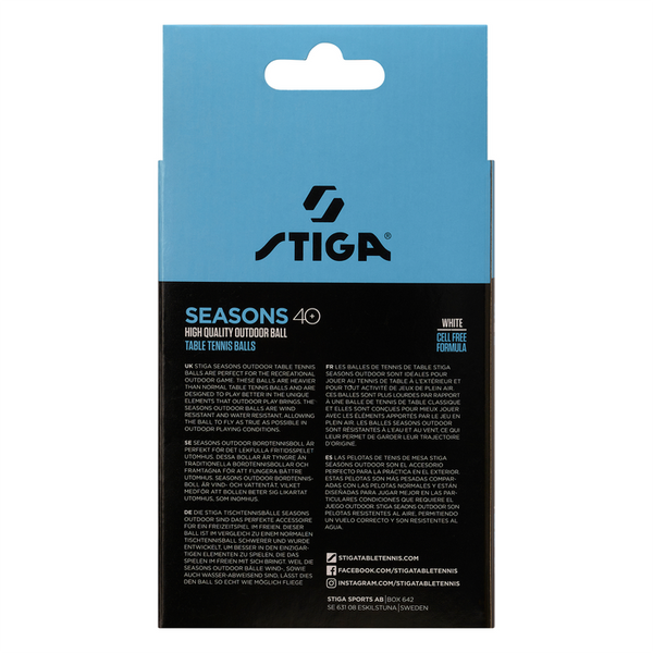 М'ячі для настільного тенісу Stiga Seasons, White 12 шт (1110-2810-12) 145080-1285036 фото
