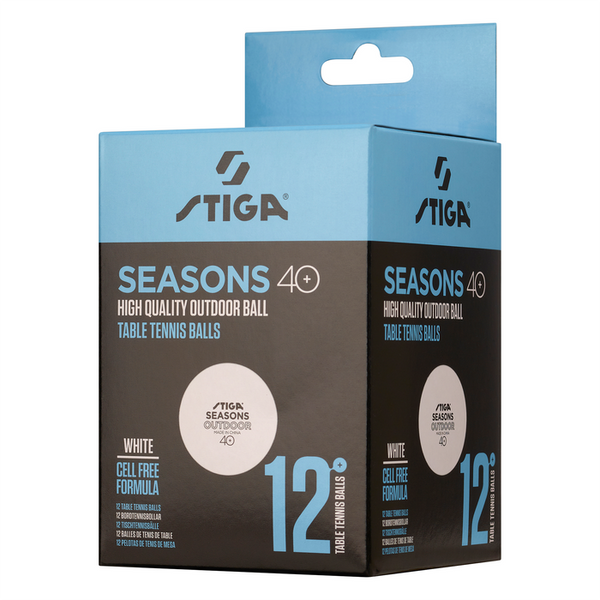 М'ячі для настільного тенісу Stiga Seasons, White 12 шт (1110-2810-12) 145080-1285036 фото