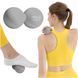 Масажний м'яч подвійний 4FIZJO Lacrosse Double Ball 6.5 x 13.5 см Grey (P-5907739314345) 154662-2692 фото 4