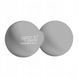 Масажний м'яч подвійний 4FIZJO Lacrosse Double Ball 6.5 x 13.5 см Grey (P-5907739314345) 154662-2692 фото 1