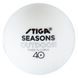 М'ячі для настільного тенісу Stiga Seasons, White 12 шт (1110-2810-12) 145080-1285036 фото 4