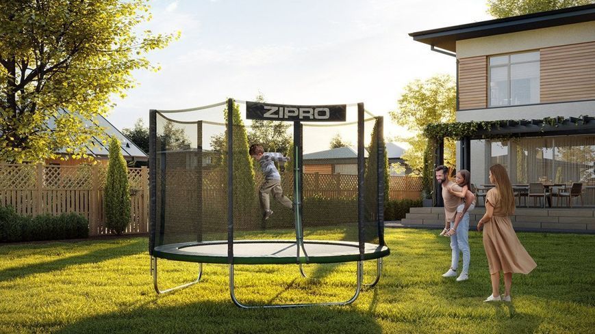 Батут Zipro Jump Pro з зовнішньою сіткою 6FT 183 см 5902659843173 фото
