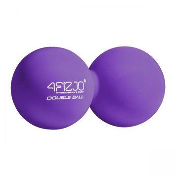 Масажний м'яч подвійний 4FIZJO Lacrosse Double Ball 6.5 x 13.5 см Purple (P-5907739314338) 154663-2692 фото