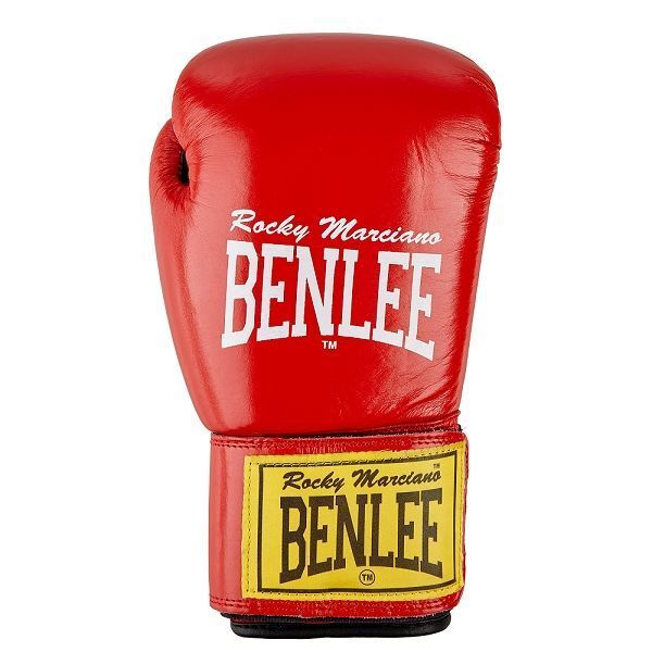 Рукавички боксерські Benlee FIGHTER 10oz / шкіра / червоно-чорні 149491-1888 фото