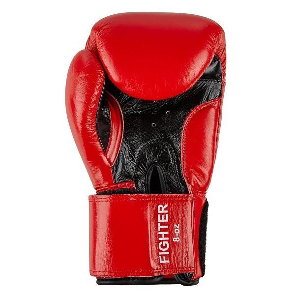 Рукавички боксерські Benlee FIGHTER 10oz / шкіра / червоно-чорні 149491-1888 фото