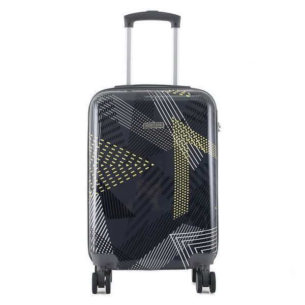 Валіза Semi Line 20" (S) Black Pattern (T5651-1) DAS302323 фото