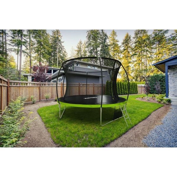 Батут Zipro Jump Pro Premium з внутрішньої сіткою 312 см 18635-10 фото