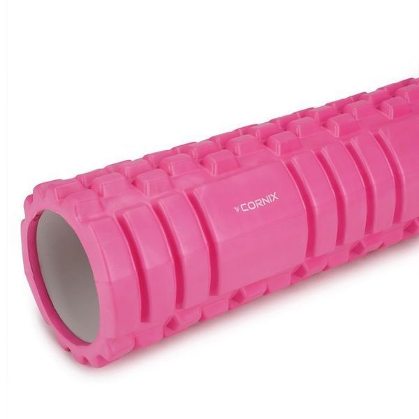 Масажний ролик Cornix EVA 45 x 14 см (валик, роллер) XR-0043 Pink 148332-2692 фото