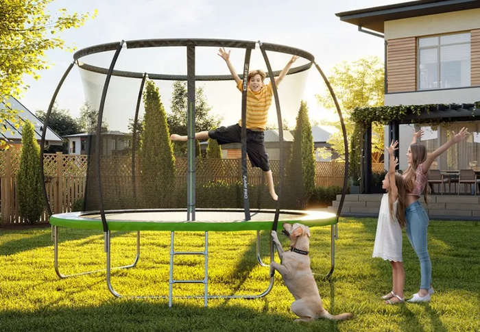 Батут Zipro Jump Pro Premium з внутрішньою сіткою 8FT 252 см 5902659843180 фото