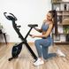Велотренажер Gymtek FX600 магнітний складний з еспандерами синій 21296-1664 фото 6