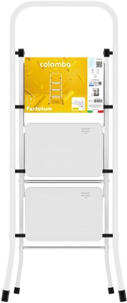 Драбина Colombo Factotum 3 щаблі (G110L03W) &mdash; міцна та компактна для домашнього використання 931941 фото