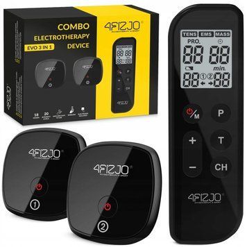 Апарат для електростимуляції м'язів 4FIZJO Combo EVO 3 в 1 (P-5905973404389) P-5905973404389 фото