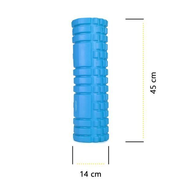 Масажний ролик Cornix EVA 45 x 14 см (валик, роллер) XR-0044 Sky Blue XR-0044 фото