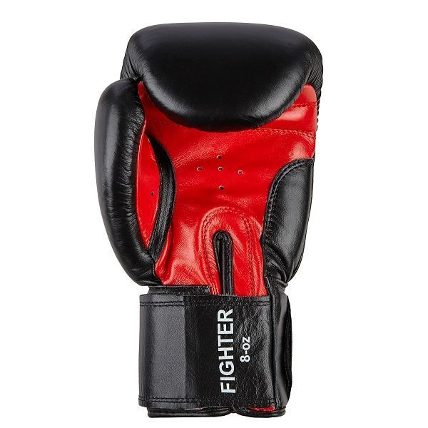 Рукавички боксерські Benlee FIGHTER 10oz / шкіра / чорно-червоні 149492-1888 фото