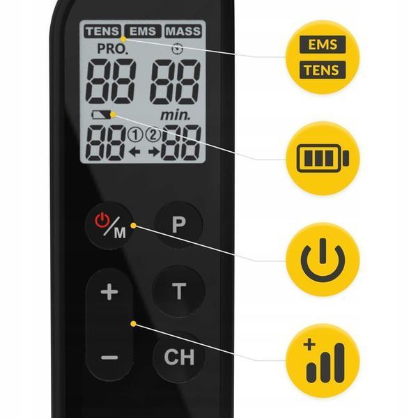 Апарат для електростимуляції м'язів 4FIZJO Combo EVO 3 в 1 (P-5905973404389) P-5905973404389 фото