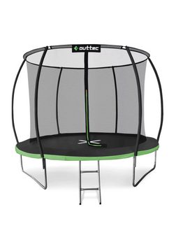 Батут Outtec Premium 10ft (312см) чорно-зелений з внутрішньою сіткою 102518-1664 фото