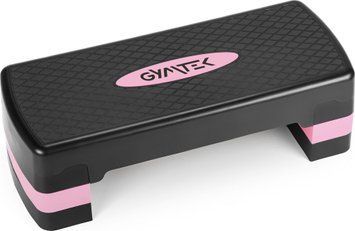 Степ-платформа 3-рівнева Gymtek G-42692 чорно-рожева 5905884426920 фото