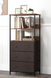 Стелаж Costway Skiff із текстильними ящиками в стилі Loft 5903332069802 фото 5