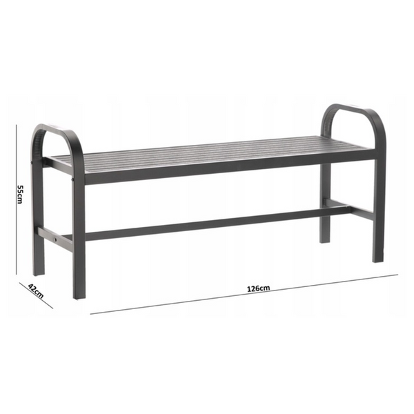 Лавка для саду Chomik GARDEN LINE GARDINEO 126x42x55см 103939-1664 фото