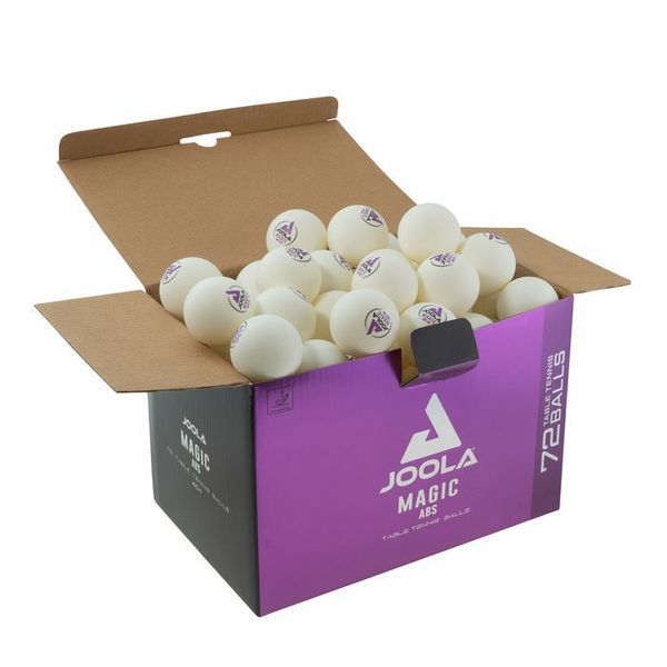 М'ячі для настільного тенісу Joola Magic ABS 40+ White 72 шт (44216) 108806-1285036 фото