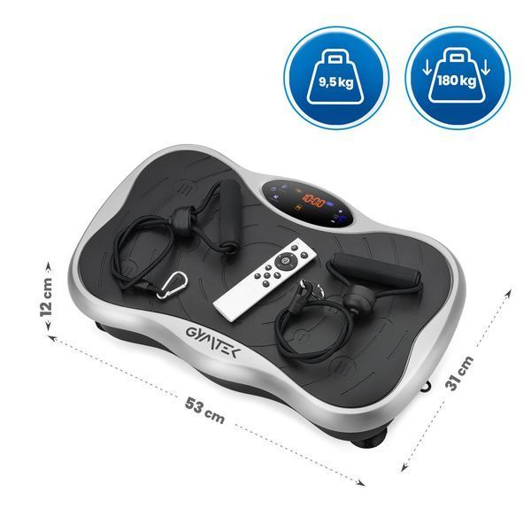 Вібраційна платформа Gymtek XP500 сріблястий 55103-1664 фото