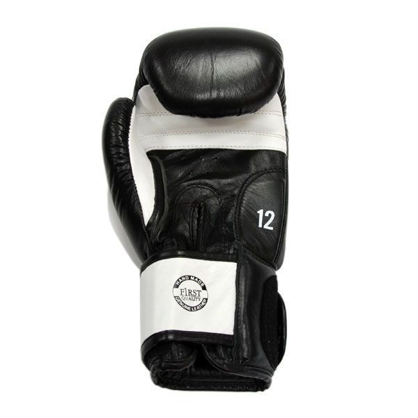 Рукавички боксерські THOR SPARRING 10oz / шкіра / чорно-білі 4229-1888 фото