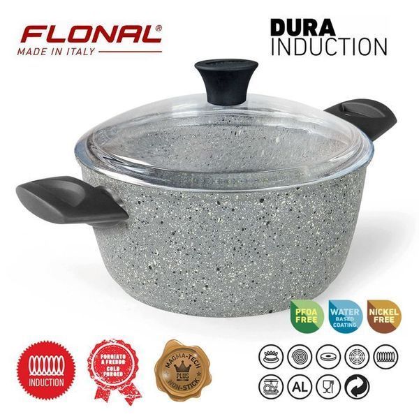 Каструля Flonal Dura Induction 4,3 л з кришкою (DUICV2430) 149298-1106821 фото