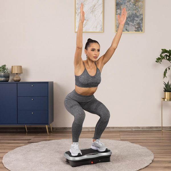 Вібраційна платформа Gymtek XP500 сріблястий 55103-1664 фото