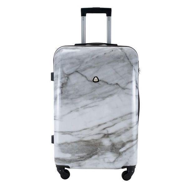 Валіза Semi Line 24" (M) White Marble (T5731-2) DAS303340 фото