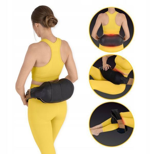 Накидка-масажер 4FIZJO Shiatsu Ultra+ для шиї та спини, акумуляторний Black/Gold (P-5907739319081) 148042-2692 фото