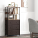 Стелаж Costway Skiff із текстильними ящиками в стилі Loft 5903332069802 фото 3