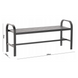 Лавка для саду Chomik GARDEN LINE GARDINEO 126x42x55см 103939-1664 фото 6