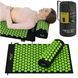 Килимок акупунктурний з валиком 4FIZJO Classic Mat Аплікатор Кузнєцова Black/Green (P-5907222931745) 147928-2692 фото 1