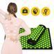 Килимок акупунктурний з валиком 4FIZJO Classic Mat Аплікатор Кузнєцова Black/Green (P-5907222931745) 147928-2692 фото 2