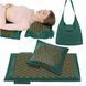 Килимок акупунктурний з подушкою 4FIZJO Eco Mat Аплікатор Кузнєцова Navy Green/Gold (P-5907739312891) 154218-2692 фото 1