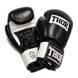 Рукавички боксерські THOR SPARRING 10oz / шкіра / чорно-білі 4229-1888 фото 1