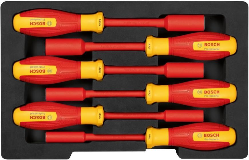Ключі торцеві шестигранні Bosch Professional, набір 6 шт, VDE 1.600.A02.NF3 фото